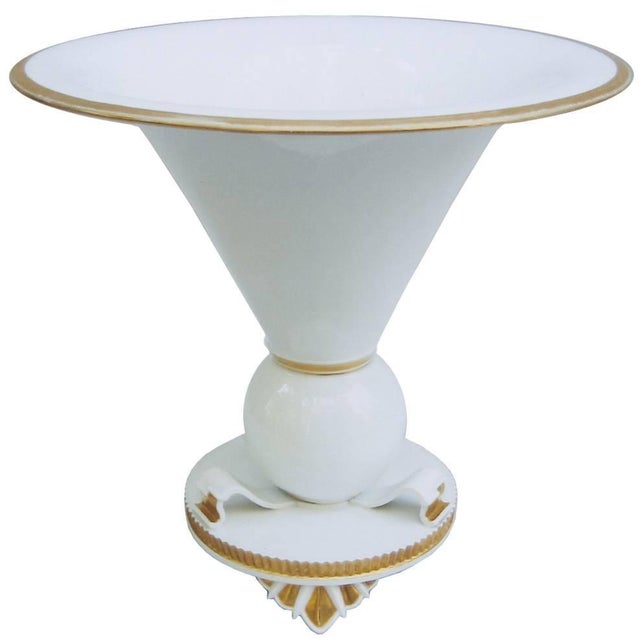 1930s Rosenthal Footed Porcelain Vase For Sale - Image 18 of 18