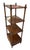 Vintage Four-Tier Turned-Wood Étagère Stand With Base Drawer For Sale In West Palm - Image 6 of 12