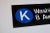 American 1980s 1980s New York City Subway 'K' Train Roll Sign For Sale - Image 3 of 6