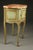 Beautiful late 19th-century French commode featuring a decorative polychrome finish, an elegant serpentine front, and a...