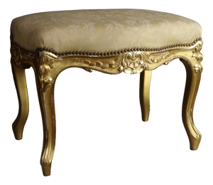 Golden Wooden Stool