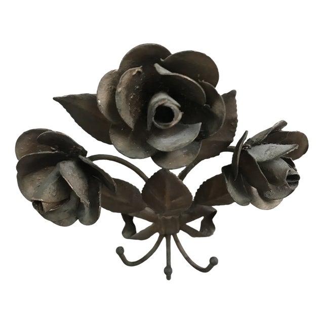 Metalwork Bouquet Handmade Rose Charm Hook For Sale