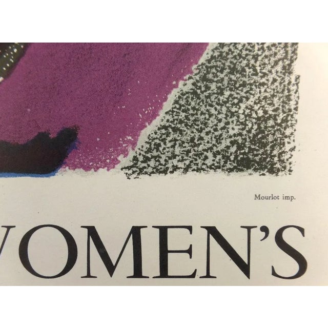 After Sonia Delaunay, International Women's Year, 1975, Lithograph Poster For Sale - Image 4 of 6