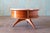 1953 Attributed Vladimir Kagan for Kagan Dreyfus Revolving Table Marble Cherry For Sale - Image 15 of 16