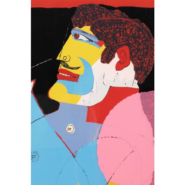 Richard Linder - Room for Rent 1969 Signed Screenprint on Paper 69/150 Framed For Sale In Detroit - Image 6 of 9