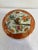 Mid 20th Century Vintage Daher Chinoiserie Floral Tin With Brass Knob Lid, England For Sale - Image 5 of 10