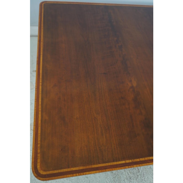 Larry Crossman Bench Made Mahogany Dining Room Table For Sale - Image 14 of 18