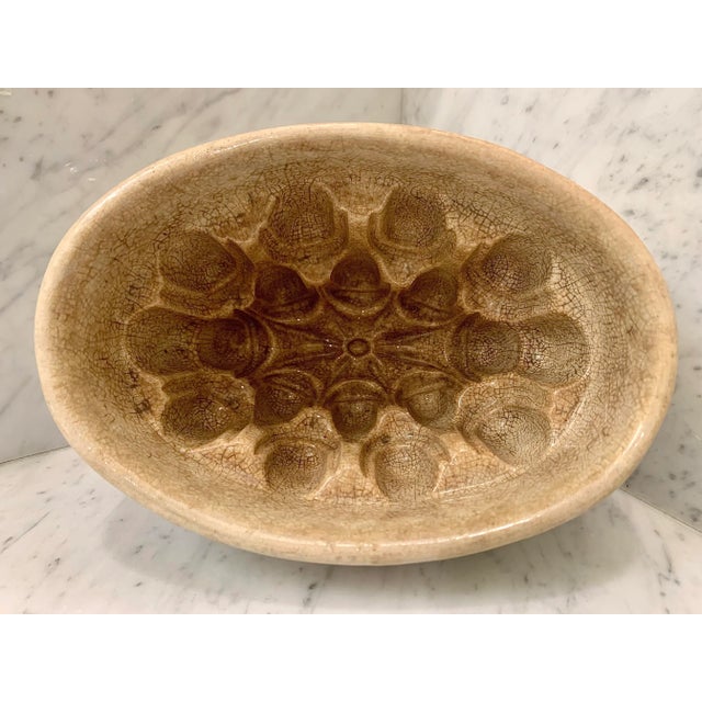 Antique Victorian English Ceramic Jelly/Aspic Mould, 19th Century For Sale - Image 10 of 12