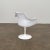 Metal Knoll Saarinen Tulip Armchair With Vinyl Seat Cushion For Sale - Image 7 of 10