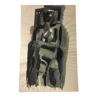1961 Modern Nude Signed Rex Ashlock For Sale