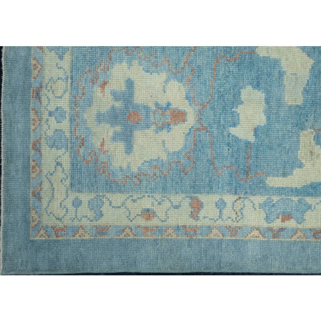 Turkish Oushak Rug 11'9" x 15'1" #18511 For Sale - Image 4 of 8