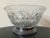 A beautiful crystal glass and silver plate footed bowl, circa early-20th century, England, Europe. Centerpiece crystal...