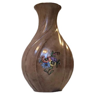 Danish Twisted Porcelain Vase from Lyngby Porcelæn, 1930s For Sale