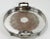 Silver Vintage Footed Round Engraved Silver Plate Tray For Sale - Image 8 of 11