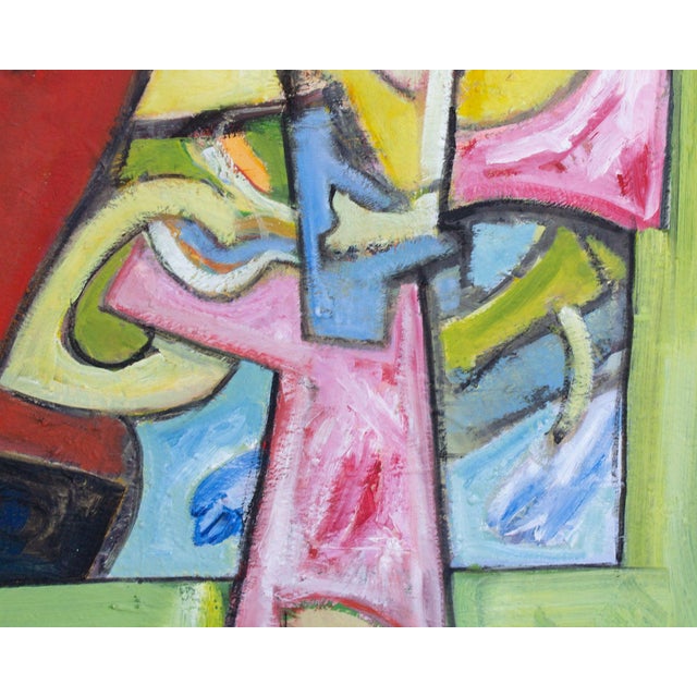 Abstract Oil on Canvas Painting by James L. Bruch For Sale - Image 4 of 8