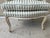 Vintage French Louis XV Style Striped Silk Bergère Chair With Matching Pillow For Sale - Image 15 of 16