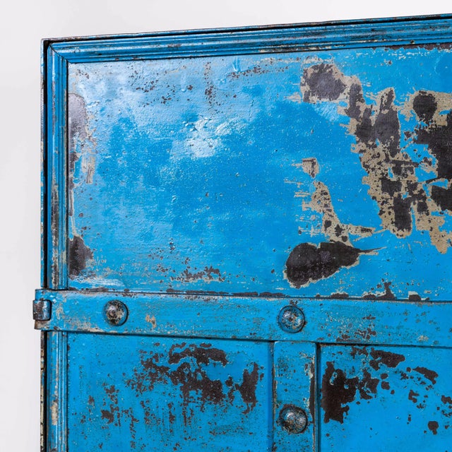 English Industrial Strong Locker, 1920s For Sale - Image 14 of 15