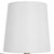 White Marble With Brass Shelf Lamp For Sale - Image 9 of 12