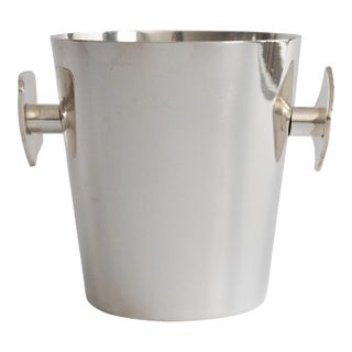 Mid-20th Century Saint Médard French Silver Plate Ice Bucket For Sale