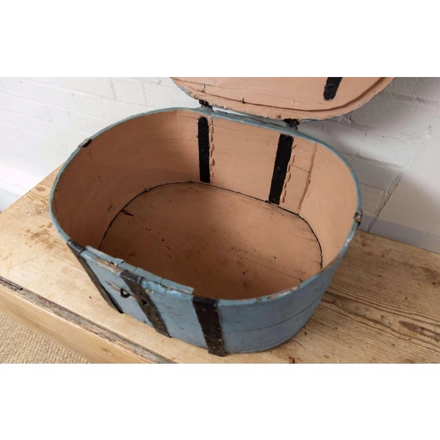 Wood 19th Century Swedish Painted Box For Sale - Image 7 of 8