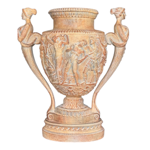 Neoclassical Baccanalian Procession Townley Vase Replica