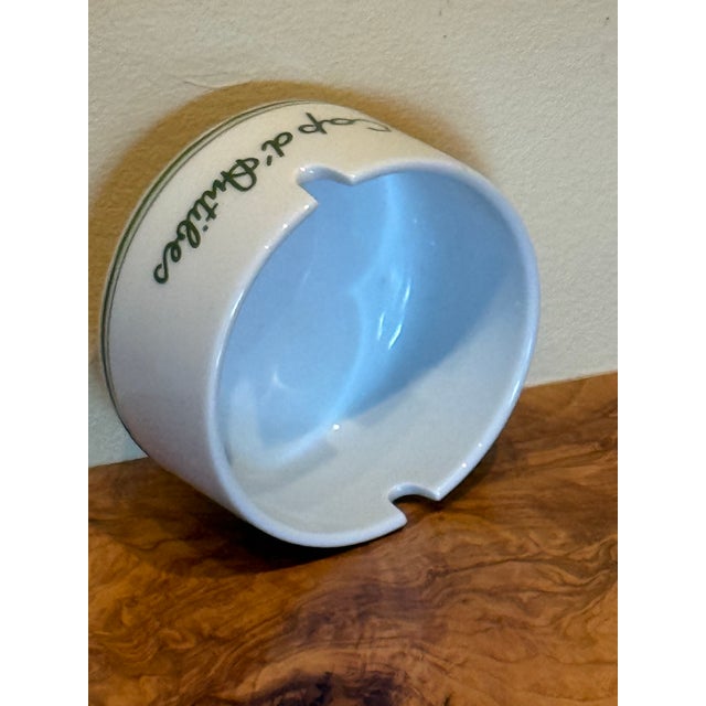 Exquisite Vintage Hotel Eden Roc Cap d'Antibes France French Riviera Porcelain Ashtray - Pristine Condition For Sale - Image 12 of 12
