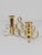 Glass Brass and Crystal Candleholder by Palwa Gaetano, 1970s For Sale - Image 7 of 12