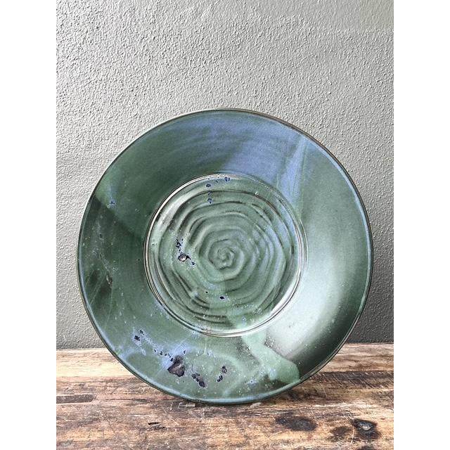 Vintage Original Studio Pottery Platter For Sale In West Palm - Image 6 of 8