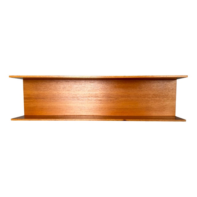 Teak Wall Shelf by Walter Wirz for Wilhelm Renz, 1960s For Sale