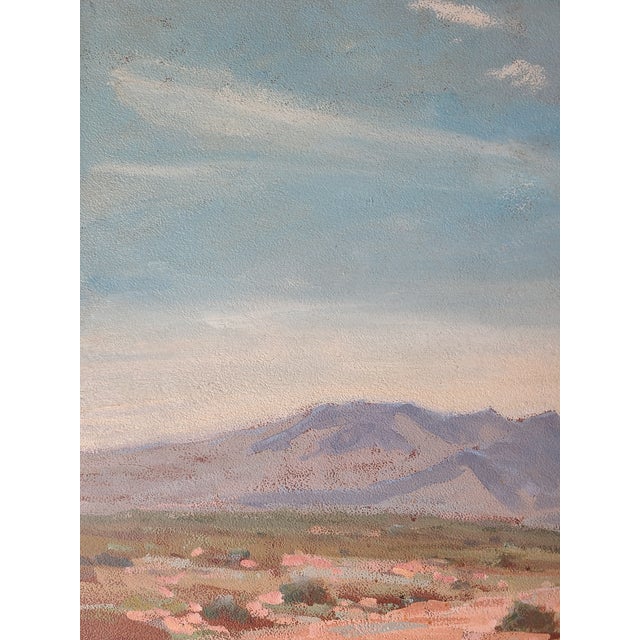 John Walter Sherman Antique Oil Painting Early California Desert Landscape For Sale - Image 9 of 16