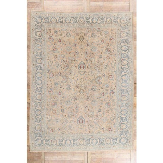 Antique Persian Mashhad Rug, 09'09 X 13'02 For Sale - Image 10 of 10