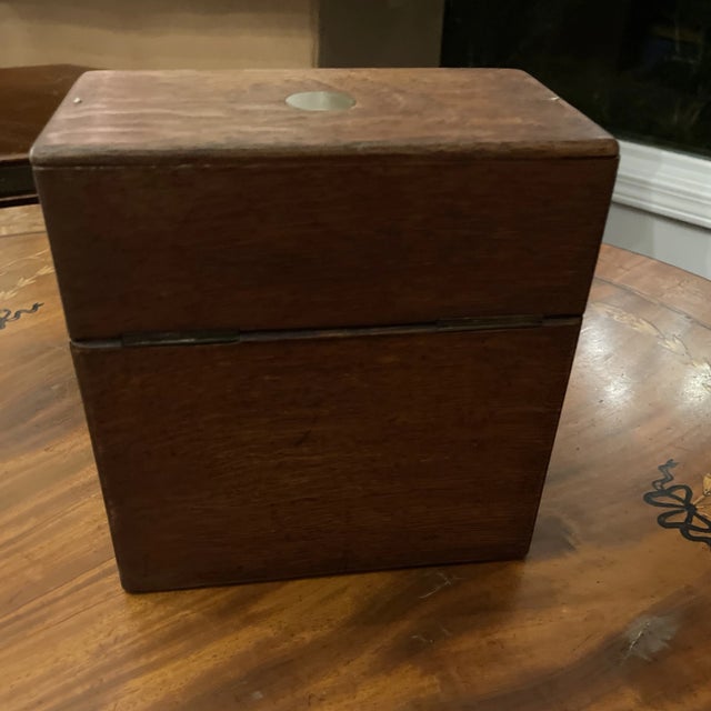Late 19th Century Late 19th Century Fine English Oak Box - Bramah For Sale - Image 5 of 10