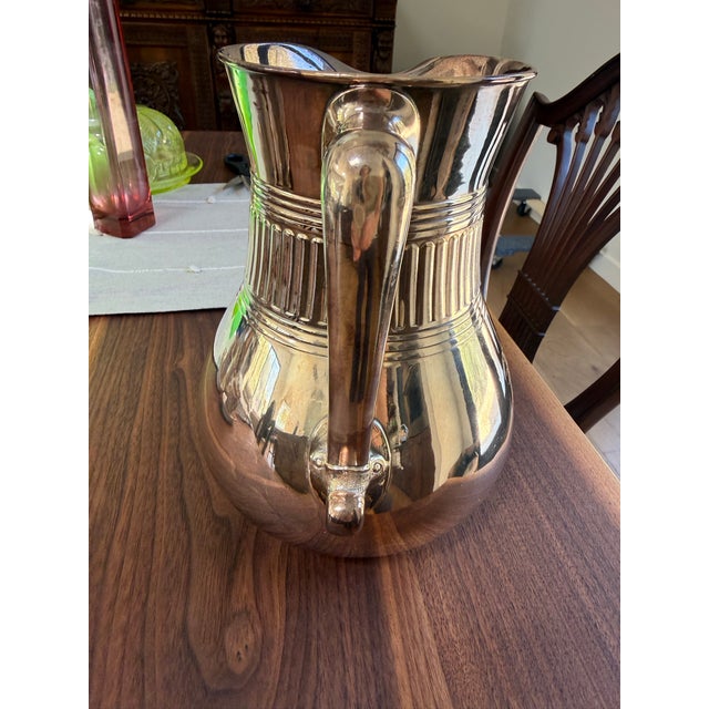 Early 20th Century Silver-Plated Hollowware Water Pitcher Made by the Pairpoint Mfg. Co For Sale - Image 5 of 9