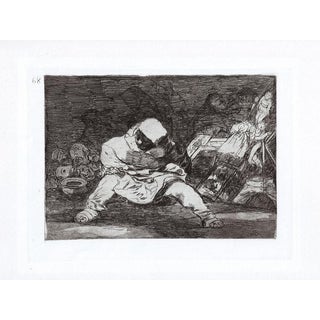 Francisco Goya, Que Locura, 1863, Etching Aquatint For Sale