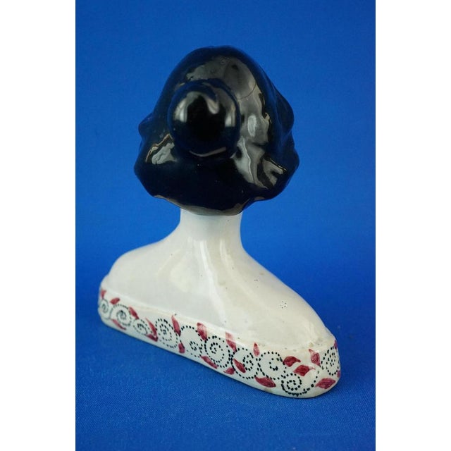 Ceramic 20th Century Ceramic Bust of a Woman from M.I.C.A. Factory, Sesto Fiorentino, Italy, 1920s For Sale - Image 7 of 18