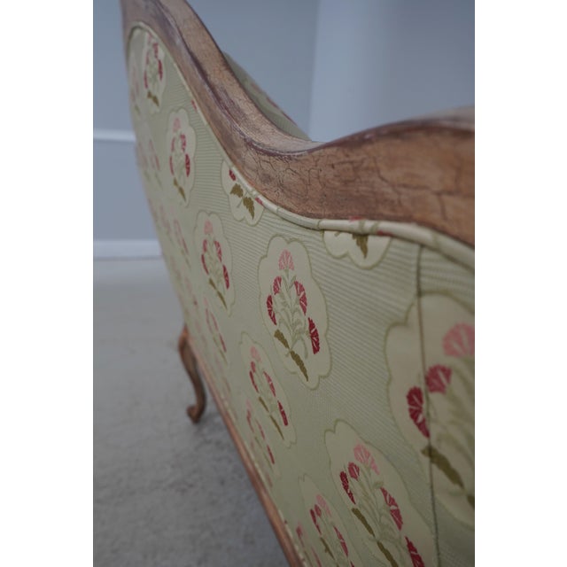 Southwood French Louis XV Style Upholstered Loveseat For Sale - Image 16 of 18