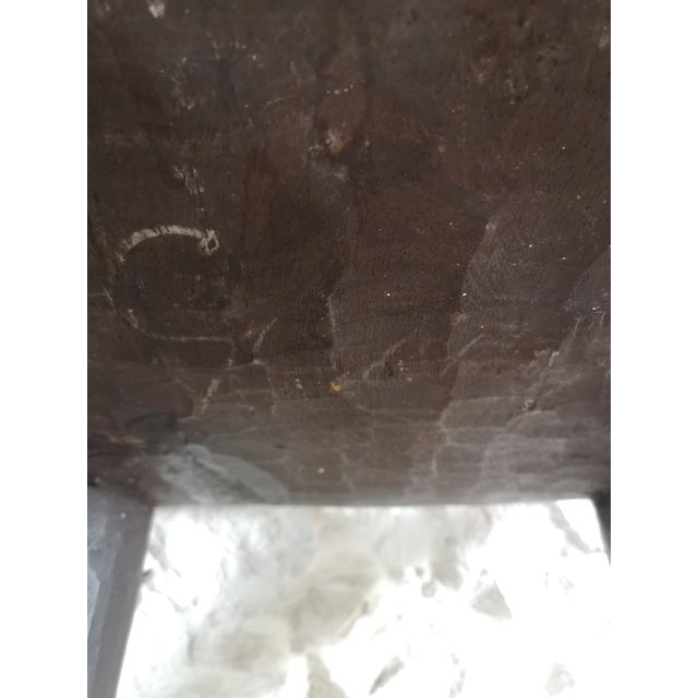 Antique Carved Ashanti Table with Geometric Patterns, 1900s For Sale - Image 13 of 16