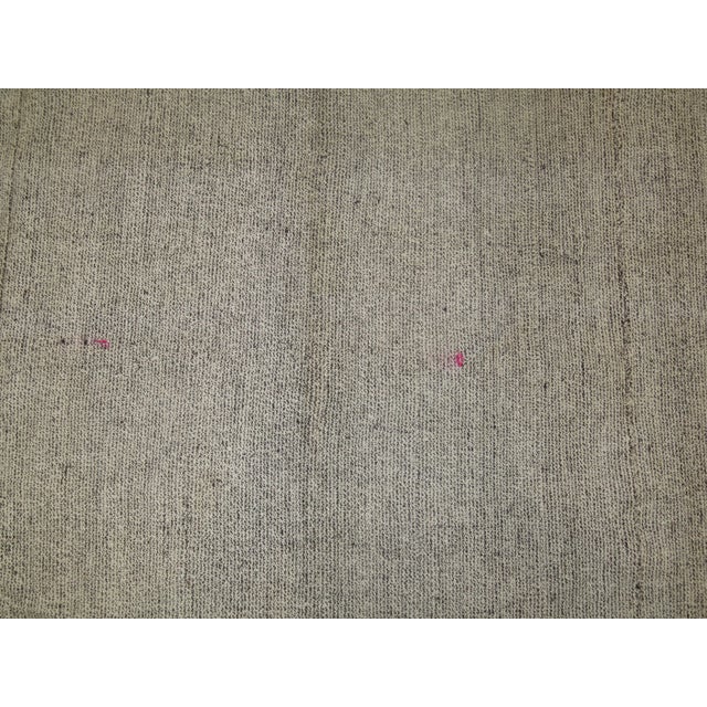 Vintage Gray Turkish Kilim - 10' x 14'1" For Sale - Image 4 of 9