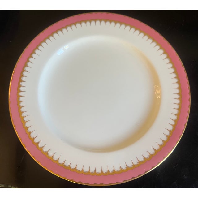 Victorian Coalport Dinner Plates-C. 1910 Set of 12 For Sale - Image 3 of 10
