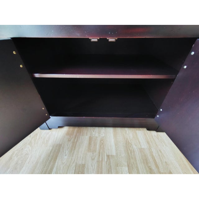 Brown Henredon Ming Buffet Sideboard Credenza From the Acquisitions Collection. For Sale - Image 8 of 18