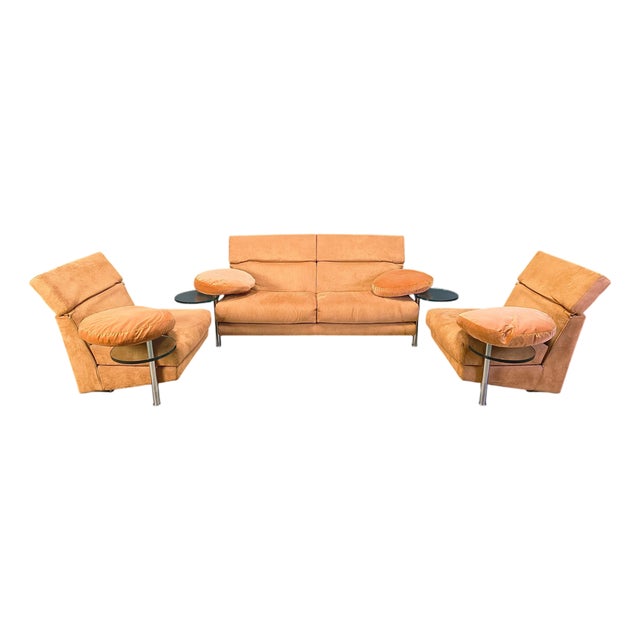 Arca Sofa Set by Paolo Piva for B&B Italia, 1980s, Set of 3 For Sale