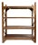 Colonial Vintage Teak Wood Storage Shelf For Sale