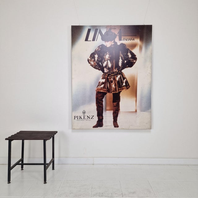 An exceptionally rare original Italian fashion exhibition poster from 1982, produced for the international fashion trade...