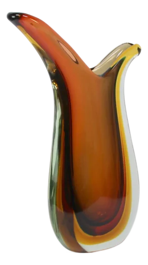 Large Murano Glass Vase from Flavio Poli, 1960s