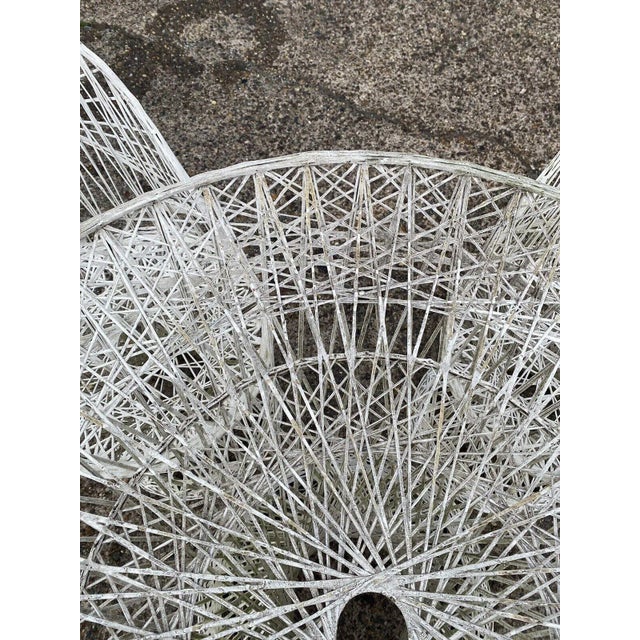 Late 20th Century Russell Woodard Spun Fiberglass Mid Century Modern Patio Dining Set - 5 Piece Set For Sale In Philadelphia - Image 6 of 13