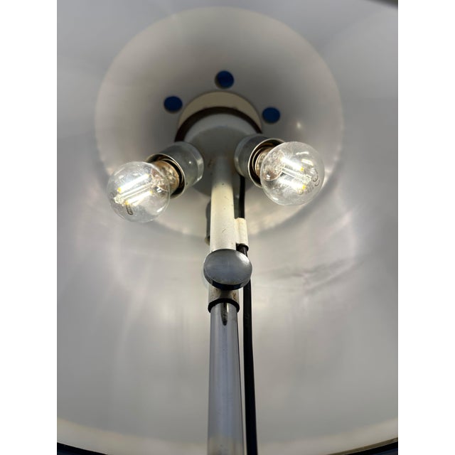 Silver Vintage Floor Lamp from Geve, 1960s For Sale - Image 8 of 12