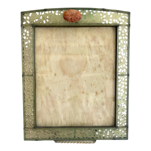 Antique Carved Jade Photo Frame