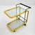 Postmodern Yellow Serving Trolley with Quaderna Pattern, 1980s For Sale - Image 10 of 10
