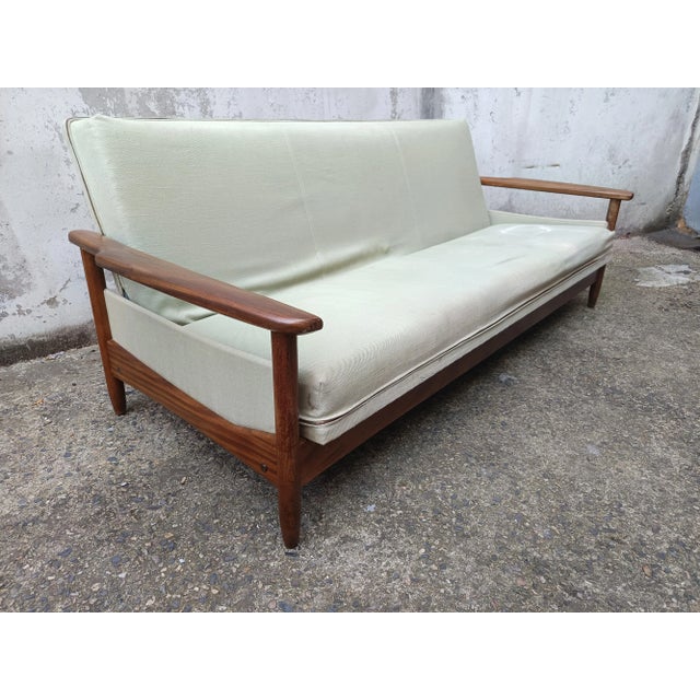 Vintage Scandinavian Teak Sofa, 1960s For Sale - Image 3 of 18