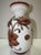 Abstract Vintage Italian Abstract White & Red Pottery Flower Vase For Sale - Image 3 of 11